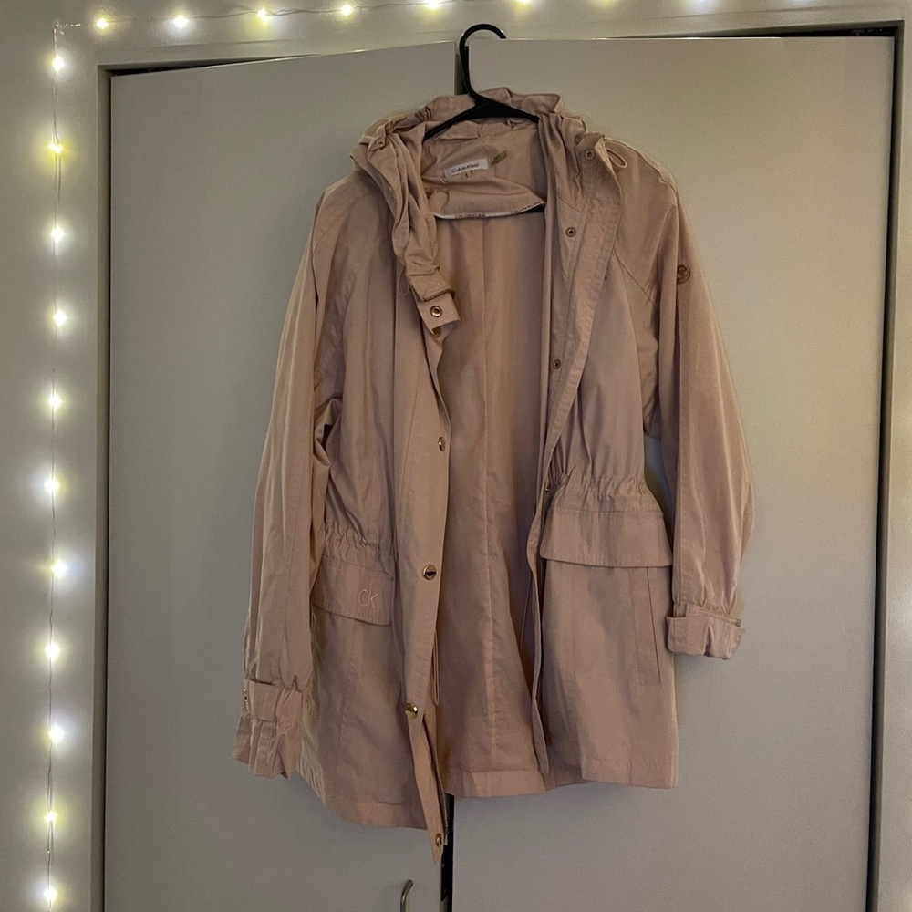 rain coat / parka Calvin Klein pink